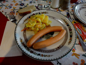 Traditional lunch in Oberammergau