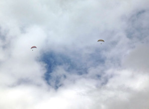 Skydivers in Switzerland