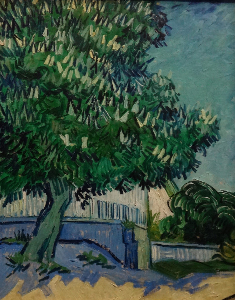 Van Gogh's Blossoming Chestnut Trees, Auvers-sur-Oise, 1890. Fondation van Gogh, Arles, France