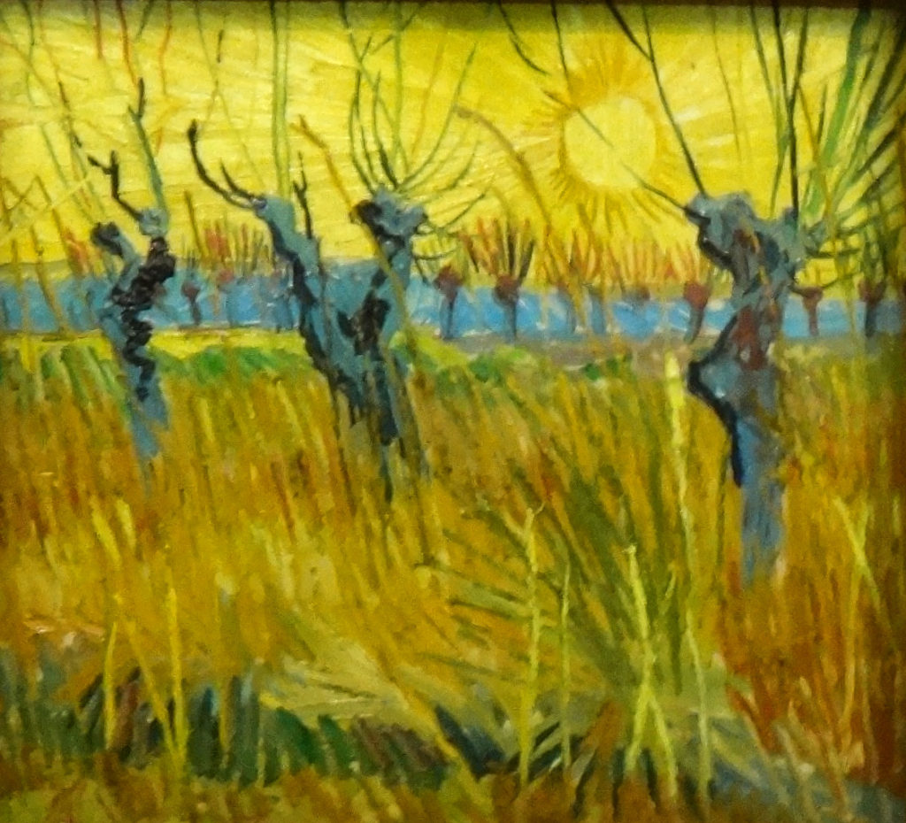 Van Gogh's Pollard Willows at Sunset, Arles, 1888