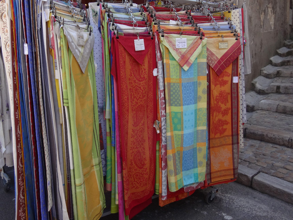 The beautiful colors of Provence, ready to take home, next to the coliseum. Arles, France