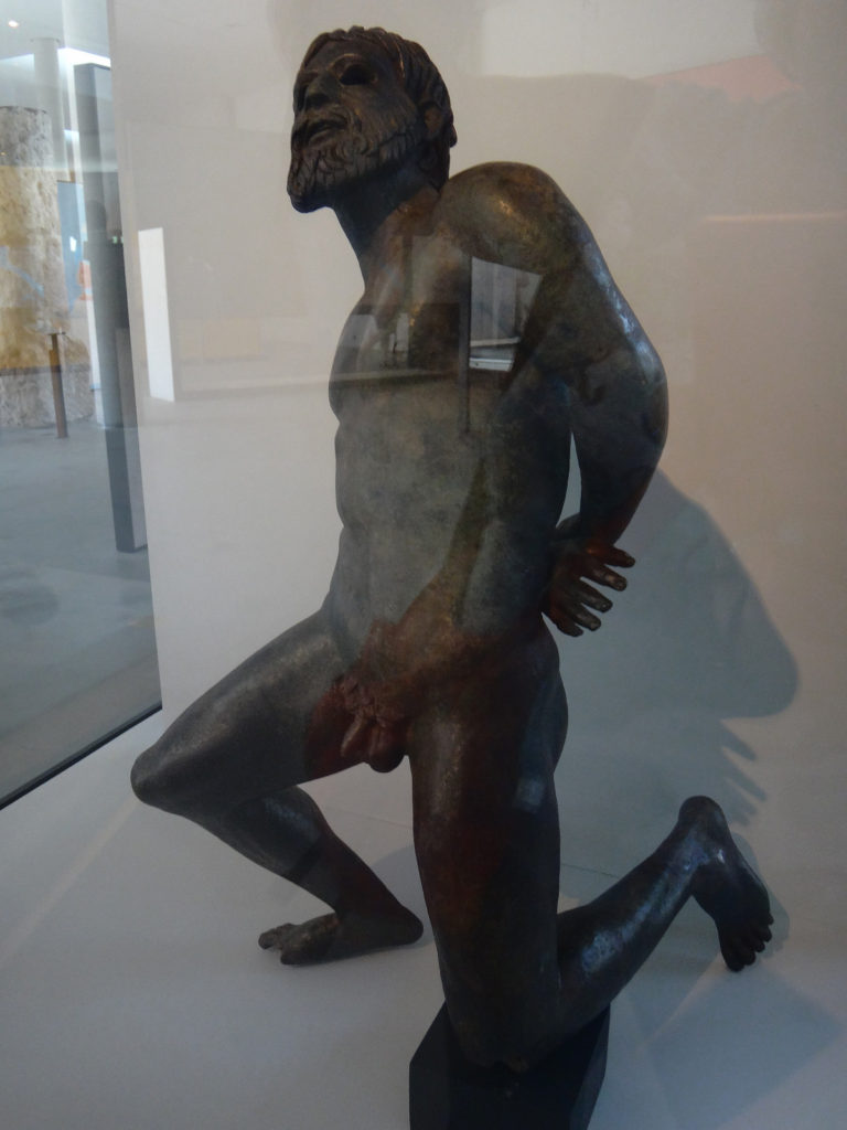 Statue of a captive slave. Musée de l'Arles et de la Provence antiques