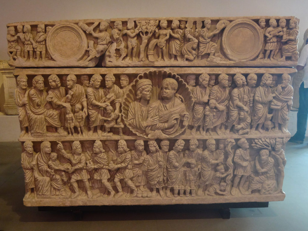 A Roman frieze. Musée de l'Arles et de la Provence Antiques.