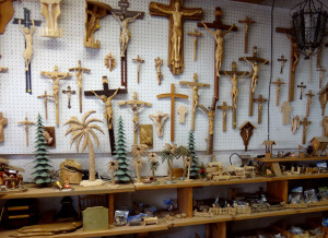 Woodcarving shop in Oberammergau