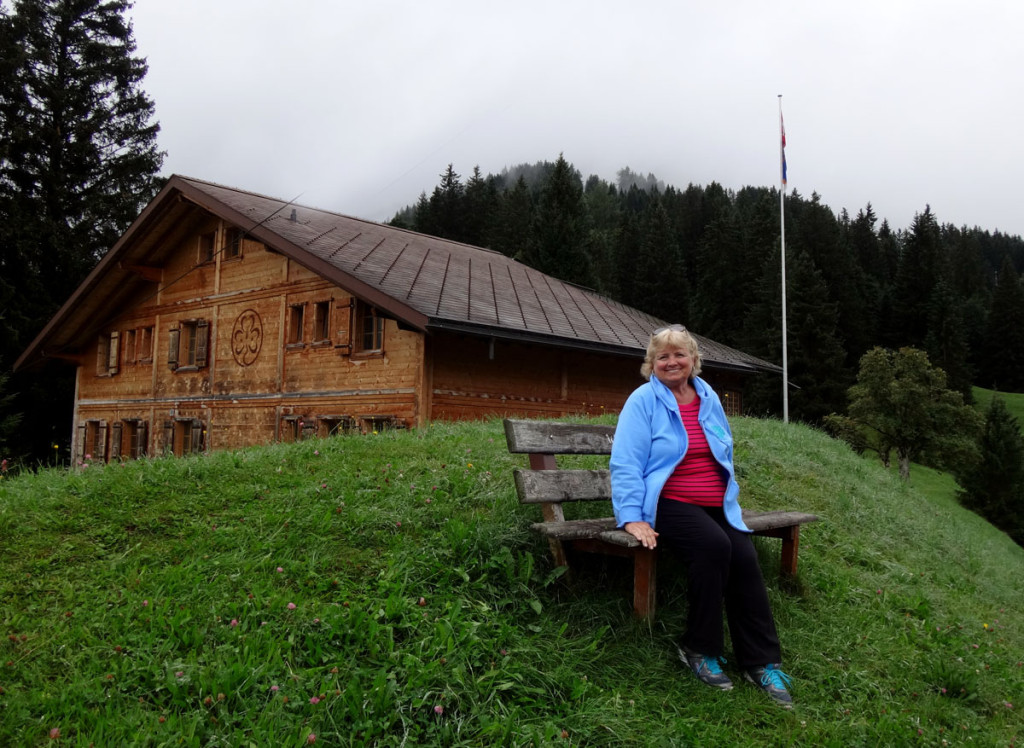 Switzerland. If this were a ski slope, I'd be perched atop the ski jump entering the black diamond course.