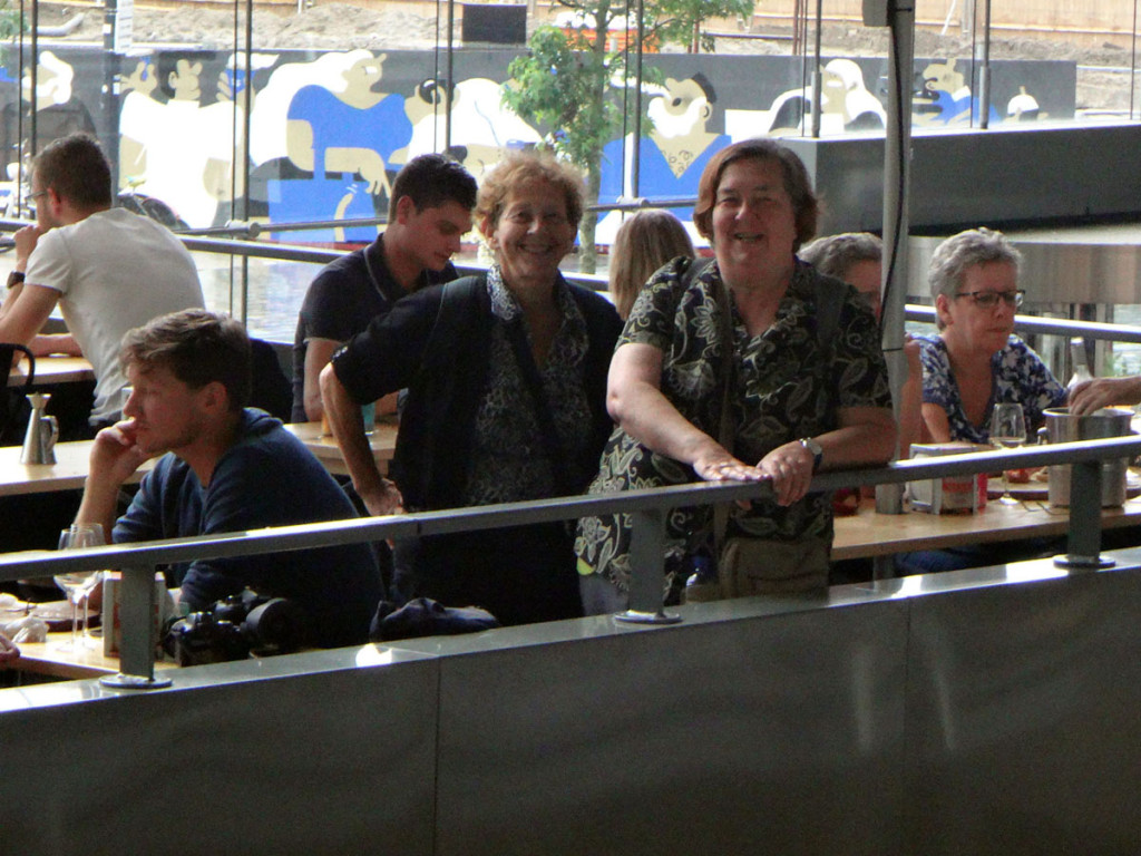 Rachel and Maureen at The Markthall