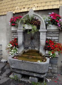 Fountains like this dot every city center all over Europe. The water is drinkable and we often refilled our water bottles with free, crystal clear water.