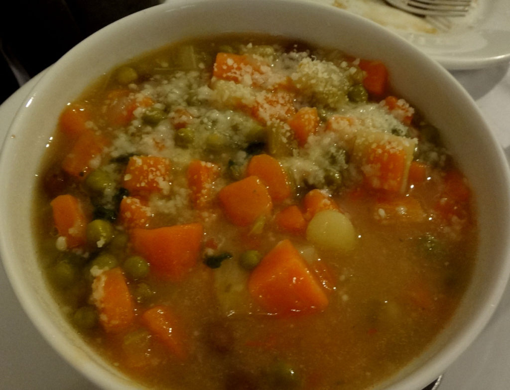 Vegetable bean soup. Assissi, Italy 2016.