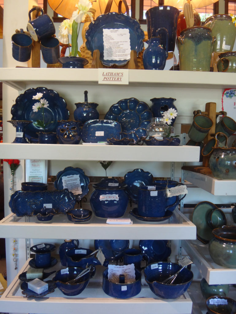 Latham's Pottery at Seagrove Creations Pottery Gallery