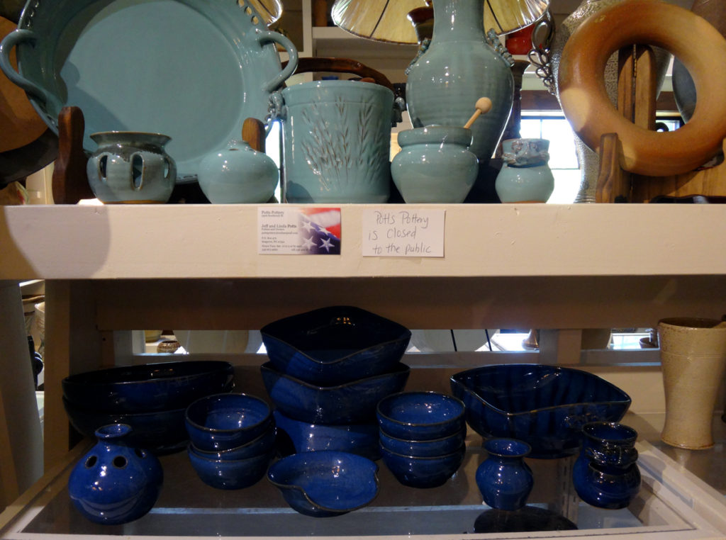 Potts Pottery at Seagrove Creations Pottery 