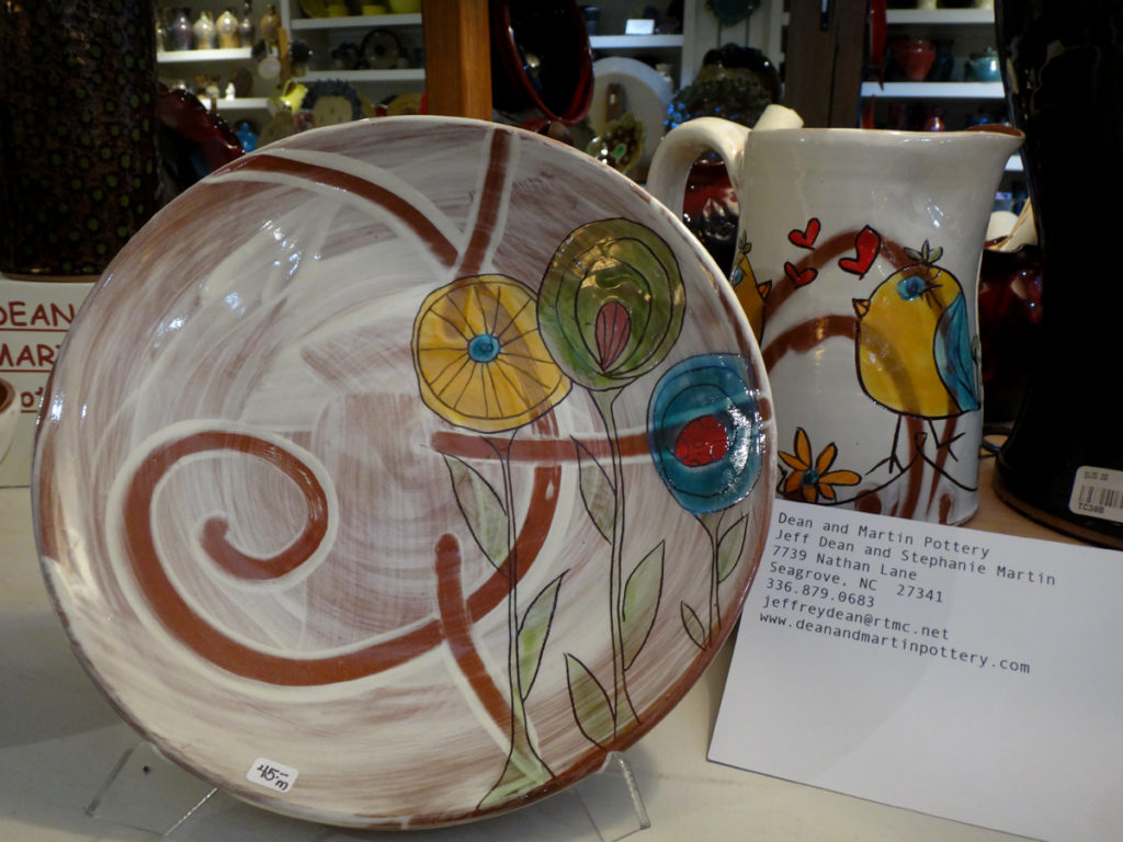 Dean & Martin Pottery at Seagrove Creations Pottery 