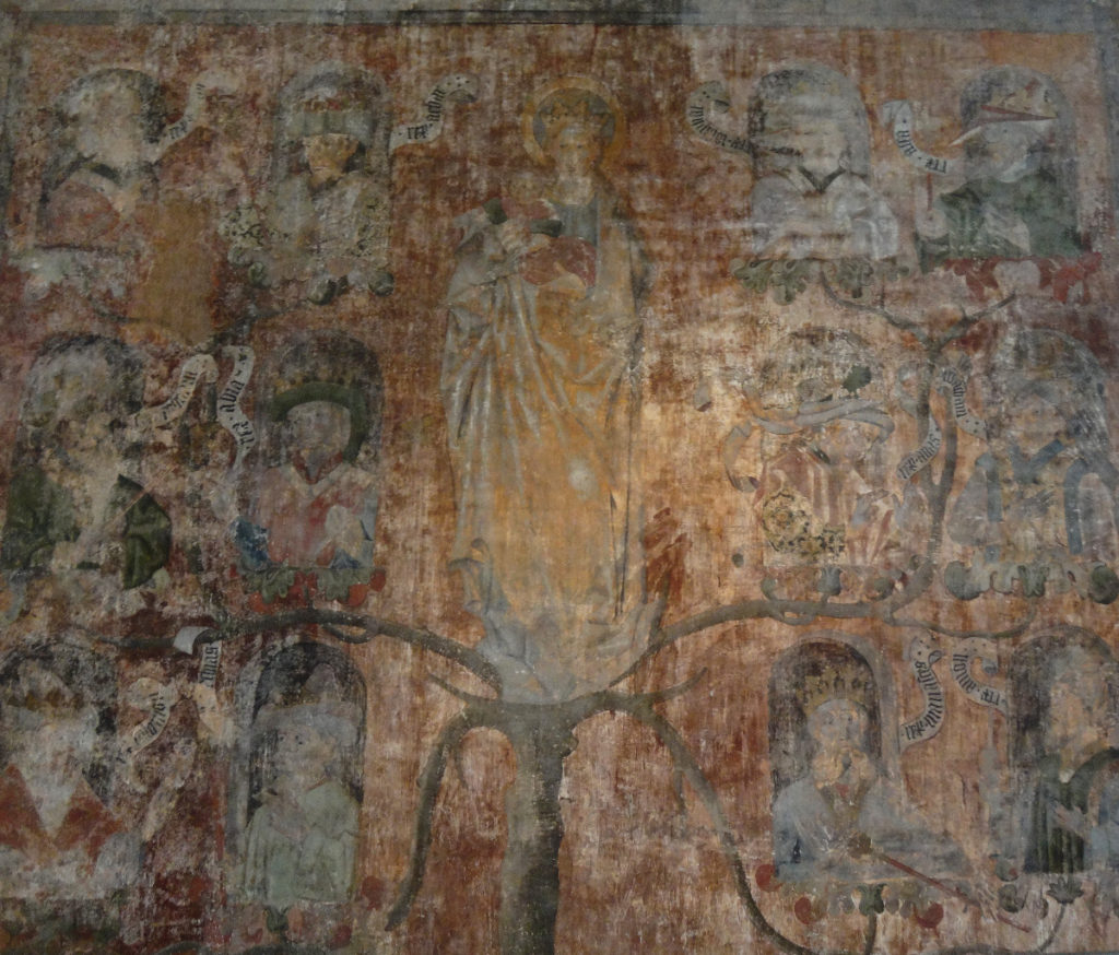 This tapestry depicting Jesus' lineage dated from the mid 1500's.