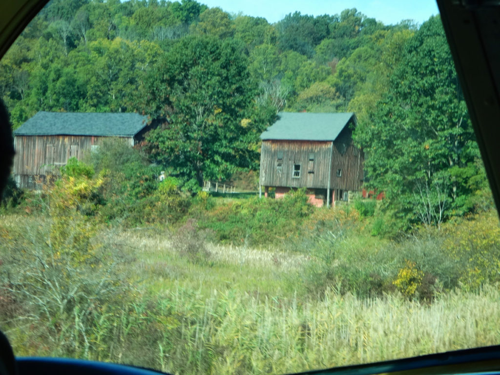 One of the many typical farms still existing in the national park.