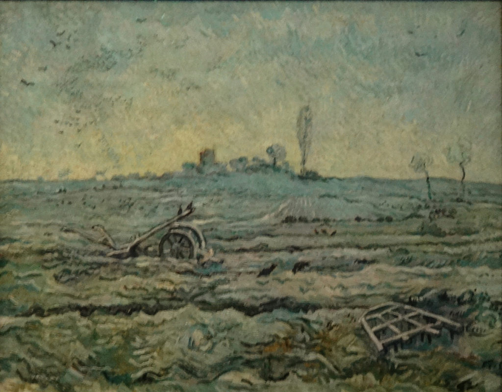 DSC03316 Arles Van Gogh - Snow Covered Field with a Harrow, 1890